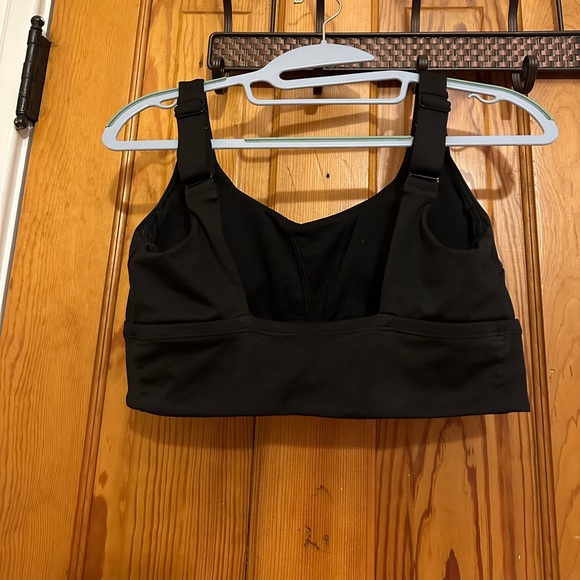 Nike medium swim top. Black with built in bra. Adjustable straps. - Picture 2 of 3